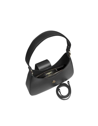 Obolo Shoulder Bag, Genuine Italian Calf Leather, 11 x 9.8 inches4