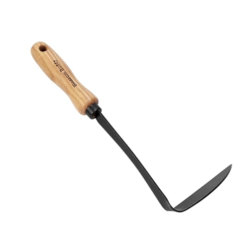 Blossom Buddy Cape Cod Weeder Right Hand Hand Weeding Tool for Tight Spaces Weeder Hoe with Ergonomic Ash Wood Handle for Weeding Soil loosening Digging
