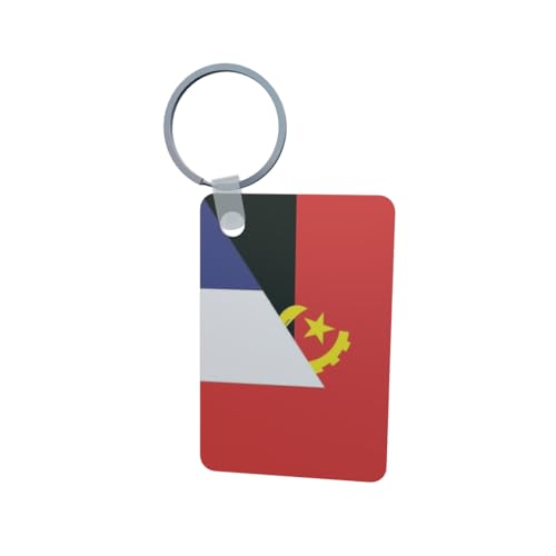 U24 Porte-clés Angola-France Aluminium 50 x 47 mm