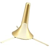 MOTHNUR 金属製ポータブル小号支架 脚折りたたみ式耐久スタンド 傷防止設計 携帯便利楽器ホルダー