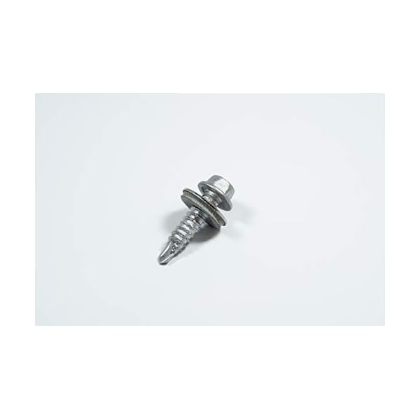PROFINESS Bohrschrauben 6,3x25 mit 16mm Dichtung und bauaufsichtlicher Zulassung, Bi-Metall-Bohrspitze, u.a. für…