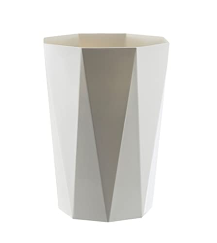 MEIZHITU Contenedor De Basura Para Sala Basura, Pequeña papelera, perfecta for baño, dormitorio, oficina, 7liter / 1.5 galón, 8 litros / 1.7 galones, Cubo de Basura Ligero y Resistente(C,Large)