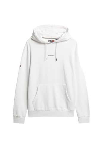 Superdry Sudadera con capucha para hombre efecto L, óptica, L