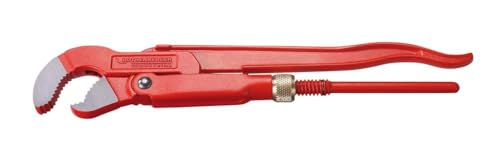 Rothenberger Industrial Eckrohrzange 45° | Ø 2" / 60 mm; Länge: 560 mm / 20" | Chrom-Vanadium-Stahl | S-förmiges Maul 070658E