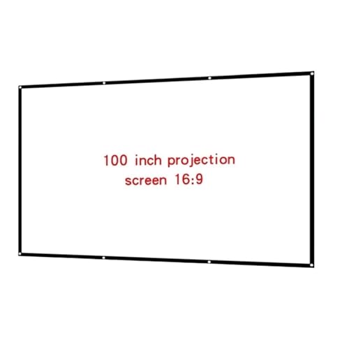 Pantalla de proyector plegable simple 100 pulgadas 16:9 miniatura 1