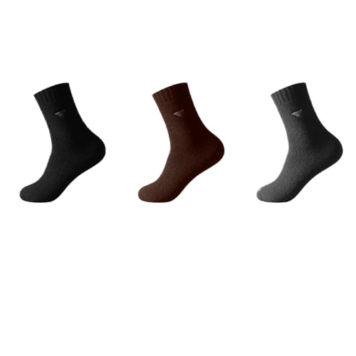 svlftecon Unisex Wool Winter Thermal Socks Cozy Warm Hiking Crew Boot Socks for Winter Crew Series 1