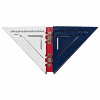 Rapid Rafter Double-Sided Rafter Square, Red, White, and Blue 1001 ...