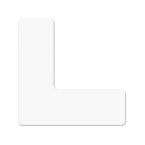 GHS Safety ASM110W, ArmorStripe Lean/5S Workplace L-Shape Marker, 8 Packs of 10 pcs