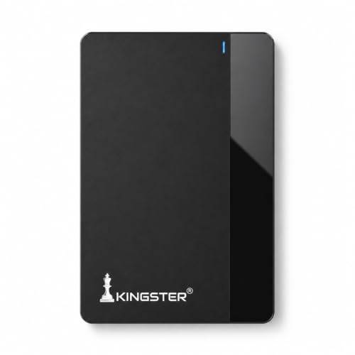 Image of KINGSTER 500GB External Hard Drive – USB 3.0 Portable HDD | Ultra Slim, Plug & Play | Fast Data Transfer | Backup Storage for Laptop, PC, Mac (Black)