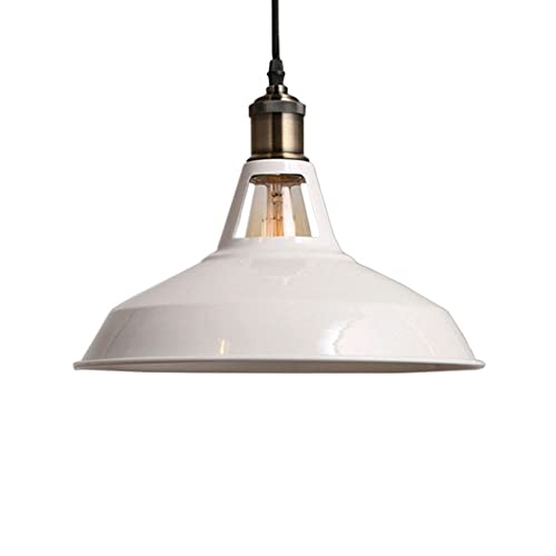 Lámpara colgante retro industrial de metal con casquillo E26 para techo de cocina