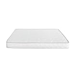 MASARA Polyfoam Mattress, Twin, Medium, White, 39 x 75 x 6 Inches, 23 Pounds, Gel Top