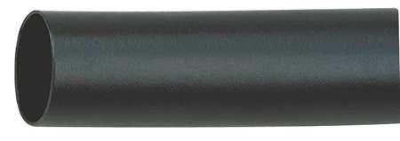 Shrink Tubing, 0.5in ID, Black, 6in, PK5