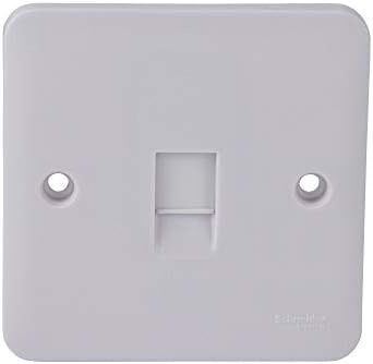 Schneider Electric Lisse White Moulded - Shaver Socket, Dual Voltage, 115/230V, GGBL7090S, White