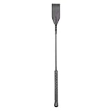 2. Longitud total: 42 cm. Montar cuero con mango de malla Cultivo y látigo Novedad juguete divertido botones interactivos para perros (AS MOSTRADO, talla única)