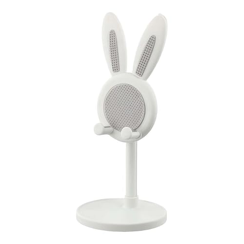 スマホスタンド かわいい ウサギ型 卓上 携帯電話ホルダー 角度と高さ調節可能 多機能 ヘッドセットスタンド 携帯電話/タブレット/ipad スタンド 多機種対応のサムネイル