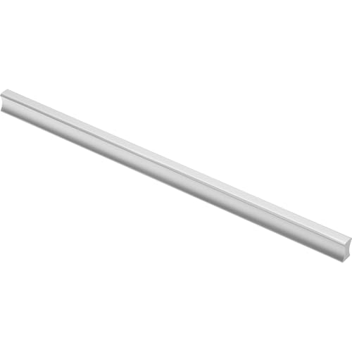 GTV Tirador de Mueble ALFA, Diseño Moderno de Perfil, Distancia entre Ejes 288 mm, Longitud 302 mm, Fabricado en Aluminio, para Cocina y Armarios, Color Aluminio