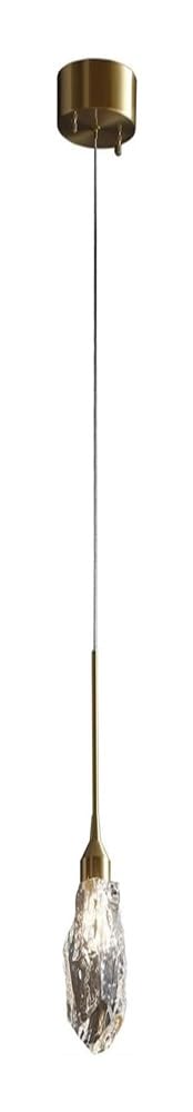 Lustre suspendu en cristal et plafonnier moderne pour chambre et salon