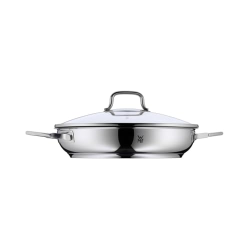 Miniatura 3 de WMF Devil Natural - Rustidera Antiadherentes 26 cm con Tapa de Vidrio, Acero Inoxidable y Revestimiento Antiadherente Mienral Cerámico para Todo Tipo de Cocinas Incluido Inducción