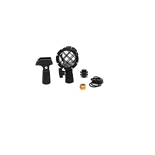 Foitech(tm) 5-in-1 Kit Camera Microphone Shockmount Holder Clip + Hot Shoe Mount + Small Clip+Adapter
