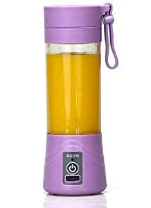 Mixer juicer Grinder by Prayas Enterprise | Juice Blender Machine | USB juicer Bottle Blender Mixer | Fruit Juice Maker | Fruit juicer | Fruit juicer for Soft Fruits (Purple)