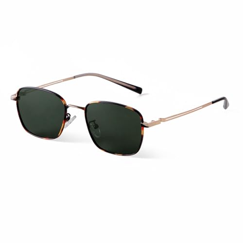 Lunettes de soleil hexagonales en métal et finitions rétro soignées