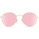 WearMe Pro - Reflective Lens Round Trendy Sunglasses