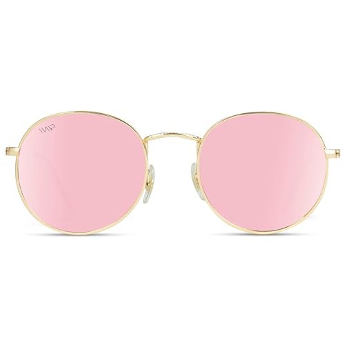 WearMe Pro - Reflective Lens Round Trendy Sunglasses