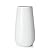 D'vine Dev 10 Inch Elegant Oval Ceramic Vase for Flowers, Home Décor Vase with Design Box, Matte White