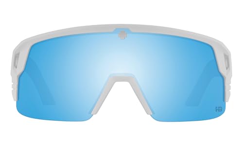 Image of SPY Optic Monolith 5050, Cylindrical Shield Semi-rimless Sunglasses, Color and Contrast Enhancing Lenses