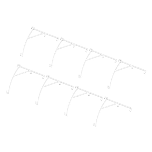 BESTYASH 8pcs Vertical Blind Clips Replacement Valance Holders Transparent Compact Design Reliable Curtain Retainer Clips for Easy Installation and Use Sturdy and Lightweight Blinds