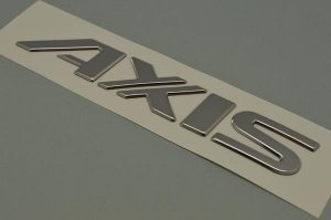 Amazon | 日産 キューブ(Z11)アクシス仕様 AXIS エンブレム