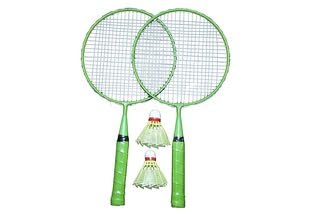 TRICONE Kid Children Junior Badminton Rackets Set of 2, Nylon Alloy Badminton Racket Racquet for Kids Children Juniors Adult with Shuttlecock BM26-picture-27