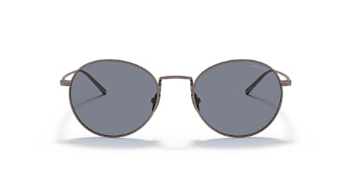 GIORGIO ARMANI Man Sunglasses Matte Gunmetal Frame, Polar Grey Lenses, 52MM3