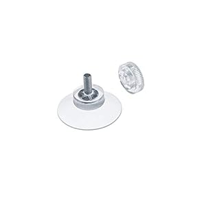 DIYexpert 4x/8x/12x/20x zuignap, Ø 30 mm / Ø 40 mm / Ø 50 mm met schroefdraad, M4 x 6 mm / M4 x 10 mm incl. transparante…