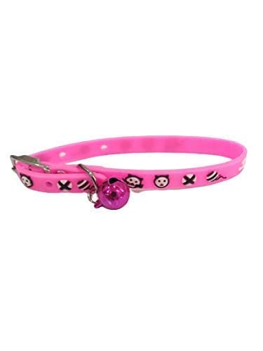 SSM PET MART Cat Collar with Bell. Cat Experts. Breakaway Cat Collars Quick Release. Kitten Collar. Won't Rub Fur. Lightweight, Soft & Comfy.(Paw Printed, 1.Pc Pack)-22