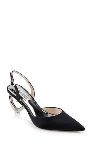 Image of Badgley Mischka Women's Lucille Heart Heel Slingback Pumps
