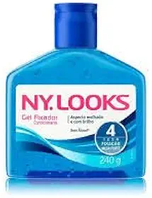 Gel Cabelo Ny. Looks 240g (Azul Mega Forte Nº4)