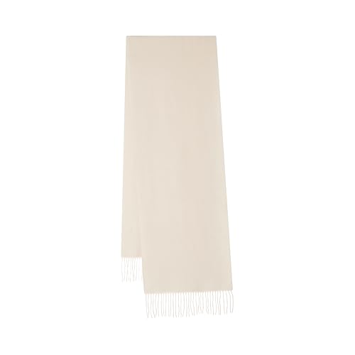CALVIN & OLIVIA Ultra-Soft Winter Cashmere Feel Scarf Solid Color Warm Long Unisex Winter Scarves Perfect Holiday Gift for Women Men Off White2