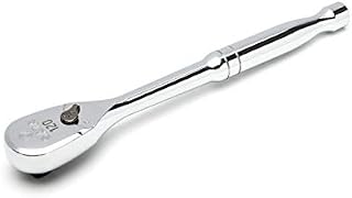 SATA ST12974 3/8-Inch Drive 120P Professional Ratchet with Teardrop Head, Polished, with 3-Degree Swing Arc