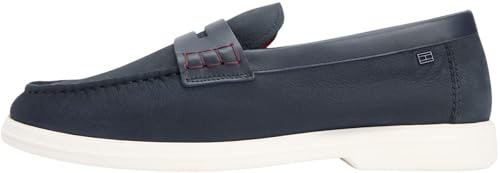 Mocasines de hombre Tommy Hilfiger Mix Nubuck Loafer Fm0fm05785 de piel estilo casual