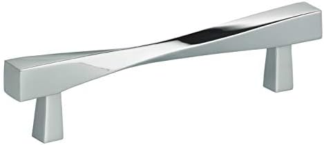 Omnia 9009/118 4-5/8" Cabinet Bar Pull from The Ultima Collection, Polished Chrome