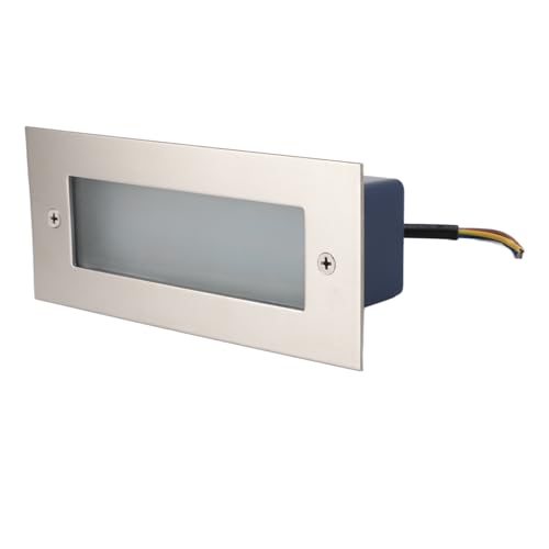 Foco empotrable exterior IP65 con luz LED de 500lm para paredes de sótanos
