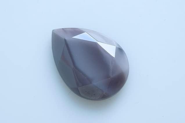 30pcs Crystal Glass Gemstone Drop 18 x 13 mm, Beige (84000), Bohemia Crystal Glass, Czechia 2230
