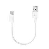 USB Type C ケーブル (1本組, ホワイト, 0.3m) LpoieJun【超急速充電 / USB2.0準拠品】タイプC(USB-C to USB-A 2.0) ケーブル 高耐久PVC素材 速度480Mbps スマートフォン/タブレット/ゲーム機のタイプｃ機種に対応【映像出力不可】