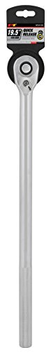 Performance Tool W34100 3/4 Drive Teardrop Quick Release Ratchet 72 Gear Teeth, Black, 3/4" Drive