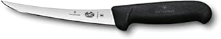 Victorinox 5660315 Boning Knife, Narrow Curved Blade, 15 cm, Black