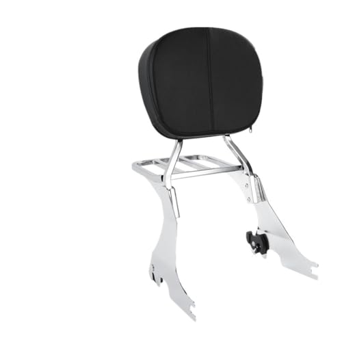 Dossier moto haut de gamme et coussin de siège arrière en cuir pour custom Sportster 2004-2024