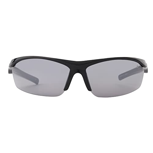 IRONMAN Ready Wrap-Around Sport Sunglasses for Men, Shiny Black, 71mm3