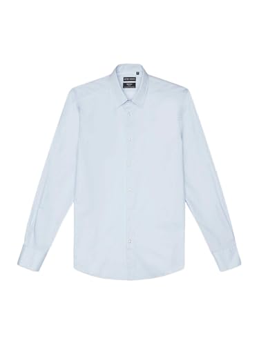 Chemise homme Antony Morato en coton de qualité supérieure bleu turquoise