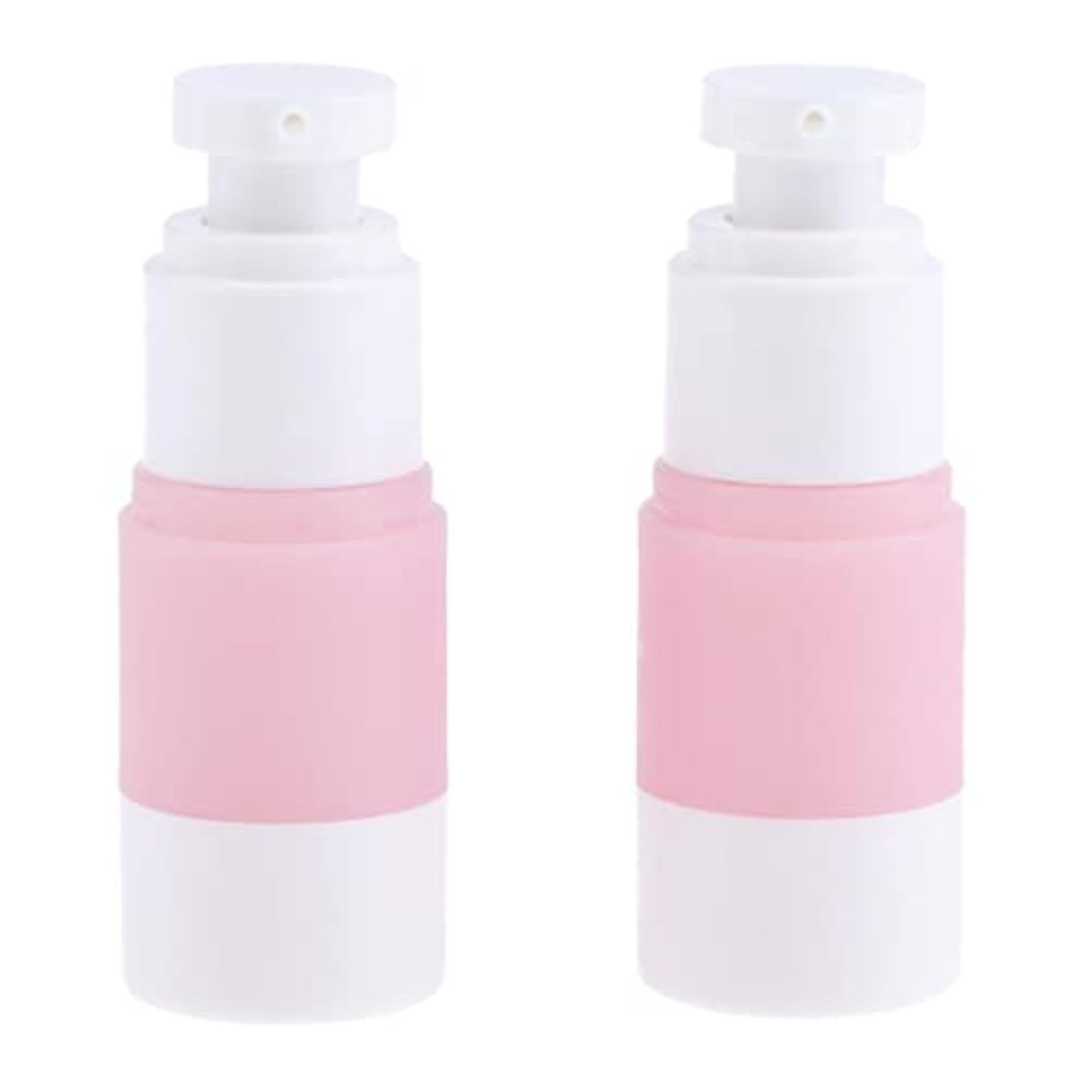 2Pcs Portable Airless Pump Spray Bottles 15ml